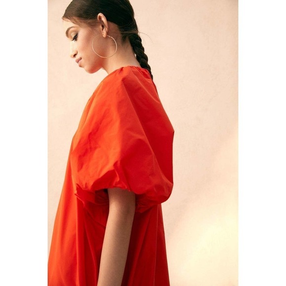 H&M Limited Collection Orange Kaftan Dress - Picture 4 of 5